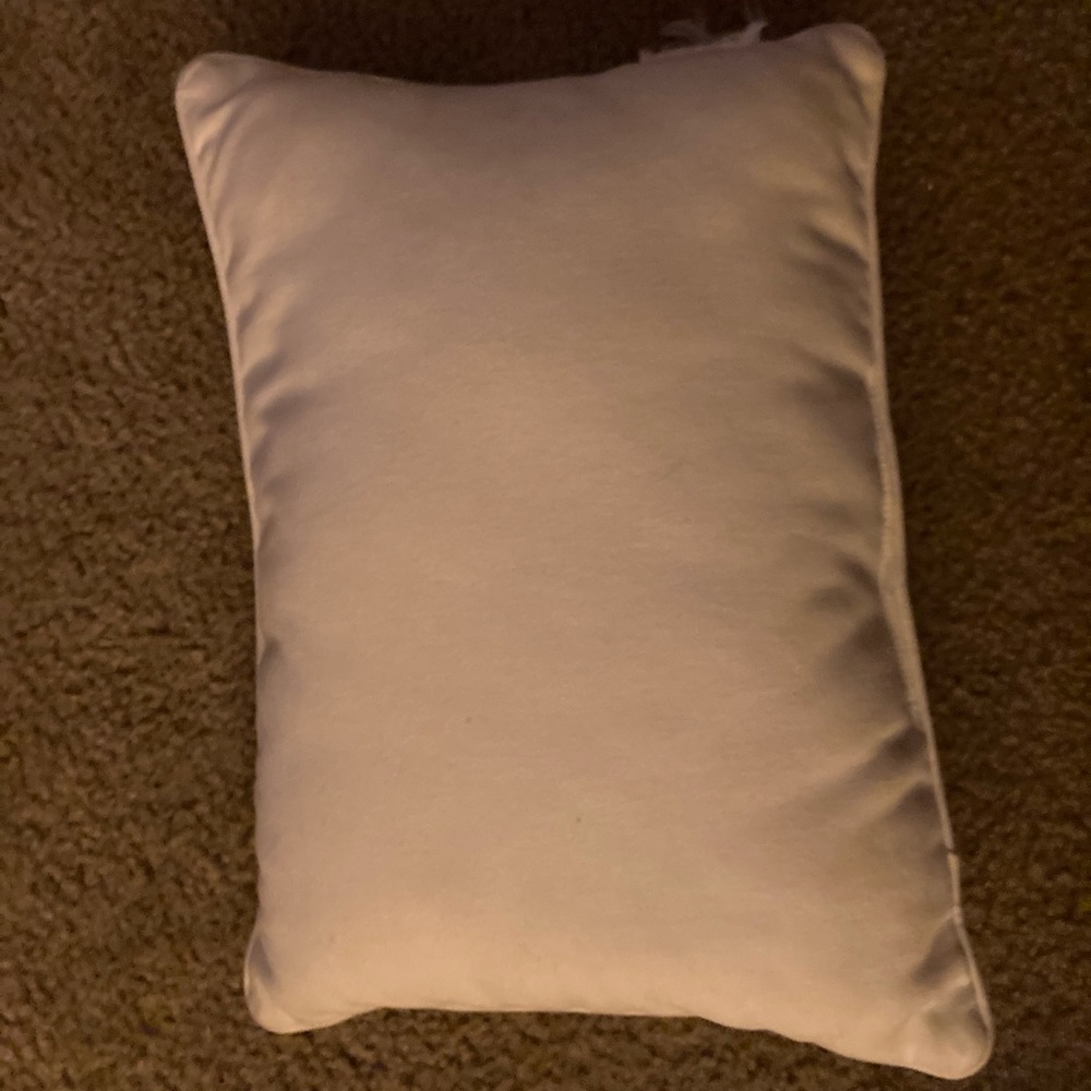 Cross stitch pillow ! - Picture 2 of 3